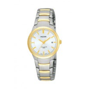 Watch strap Pulsar PH7128X1-VJ22 X062 Steel Bi-color